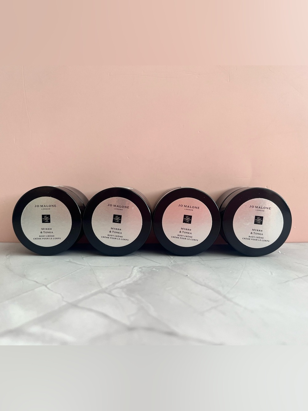 4 PCS Jo Malone myrrh & tonka body Creme 15ml*4